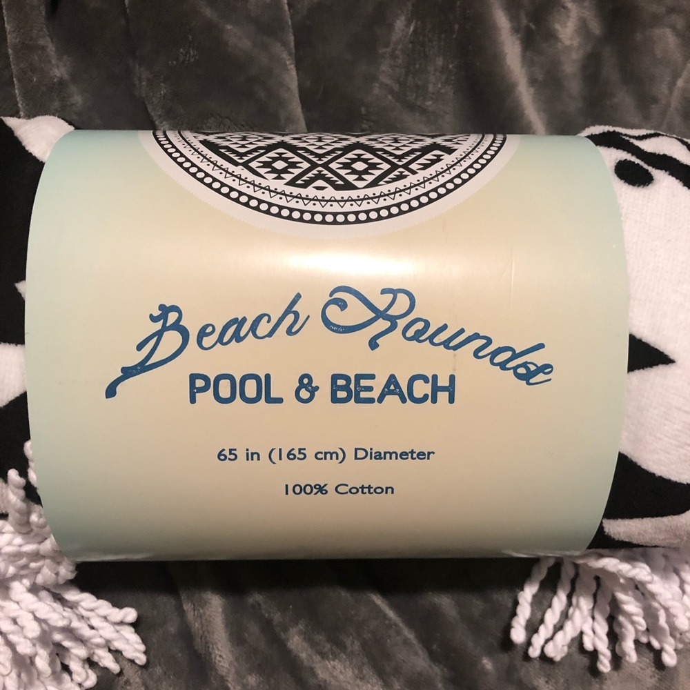 Round Beach Towel 🏖